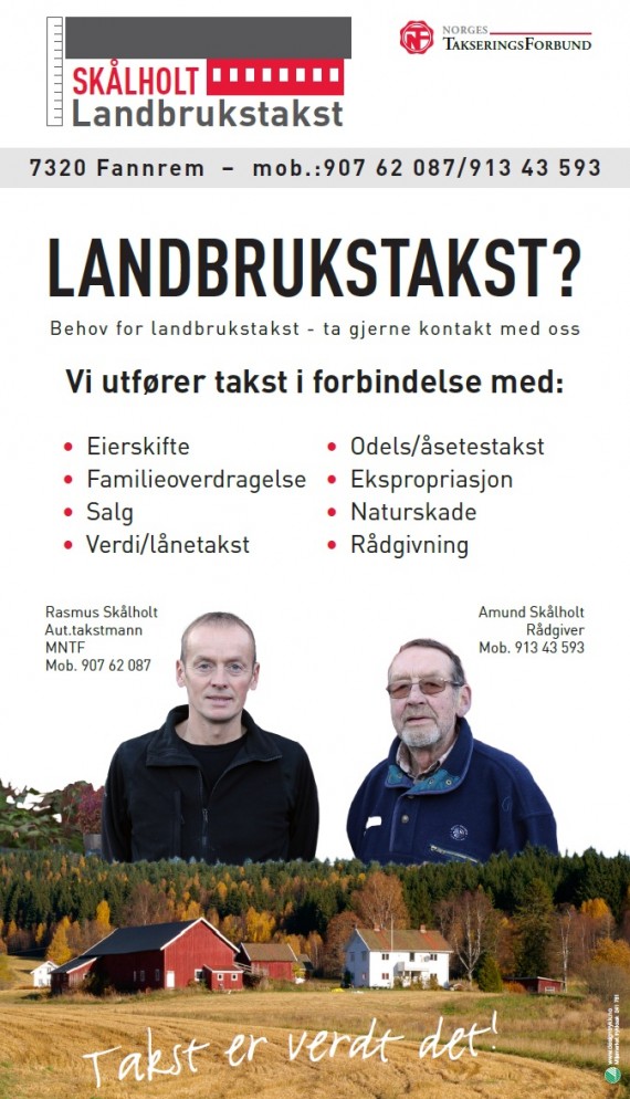 skalholt landbrukstakst